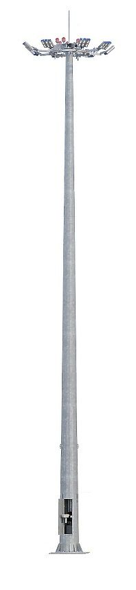 Высокомачтвая опора освещения с мобильной короной ВМО-35