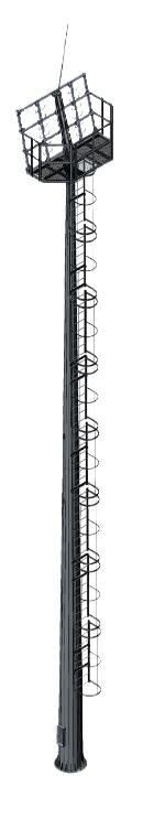 Мачта со стационарной короной ВМОН 35 (МГФ-35)