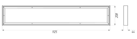 Линейный светодиодный офисный светильник ДПО02-62-003