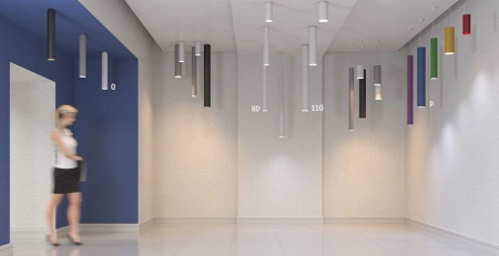 Светодиодный интерьерный светильник TUNIC 0 80 GU10 300мм