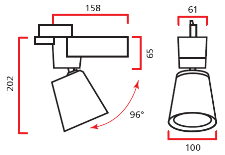 Lean Track Mini LED 3000K